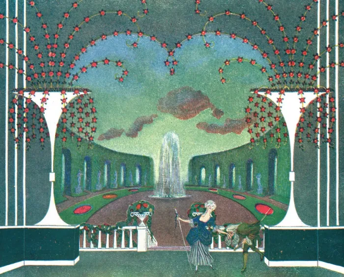 Framed Print : Mansion Garden Framed Print : Mansion Garden