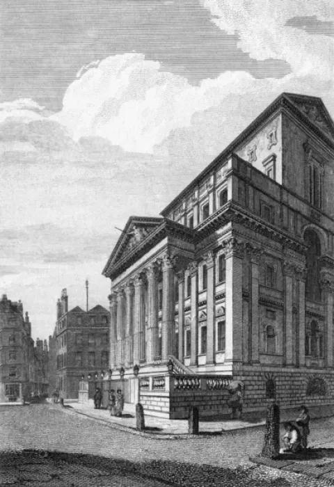 Framed Print : Mansion House 1810 Framed Print : Mansion House 1810