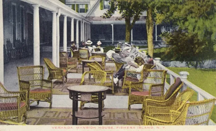 Framed Print : Mansion House Hotel, Fishers Island, NY State, USA