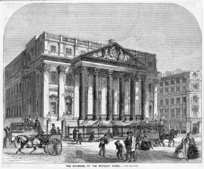 Framed Print : Mansion House, London Framed Print : Mansion House, London