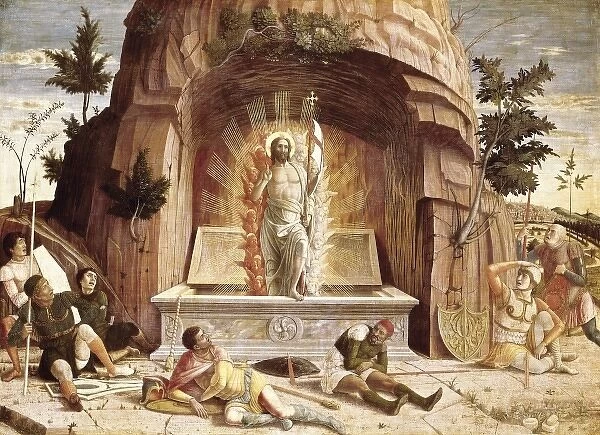 MANTEGNA, Andrea (1431-1506). The Resurrection