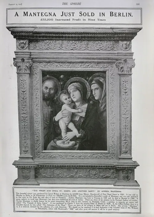 Framed Print : Mantegna, Virgin and Child Framed Print : Mantegna, Virgin and Child