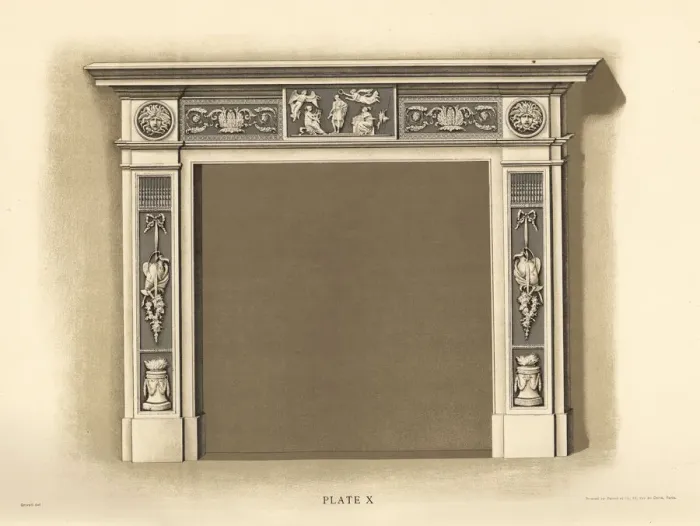 Framed Print : Mantelpiece from Longton Hall Framed Print : Mantelpiece from Longton Hall