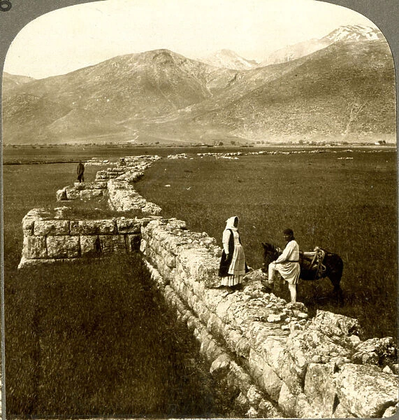 Mantineas Wall and Mainalon Mountains, Greece
