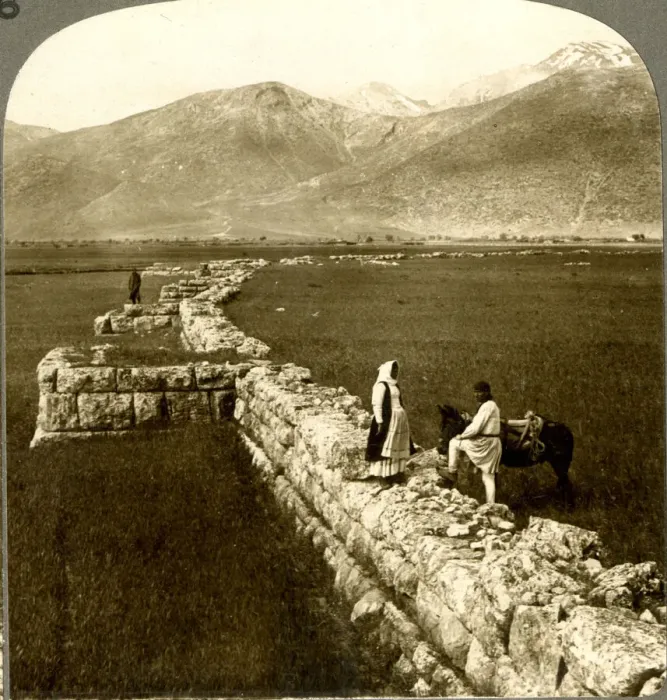Framed Print : Mantineas Wall and Mainalon Mountains, Greece Framed Print : Mantineas Wall and Mainalon Mountains, Greece