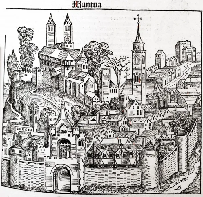 Framed Print : Mantua Date: 1493 Framed Print : Mantua Date: 1493