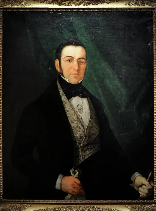 Framed Print : Manuel Breton de los Herreros by Antonio Gomez Cros Framed Print : Manuel Breton de los Herreros by Antonio Gomez Cros