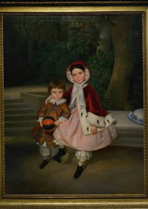 Framed Print : Manuel and Matilde Alvarez Amoros. Portrait by Framed Print : Manuel and Matilde Alvarez Amoros. Portrait by