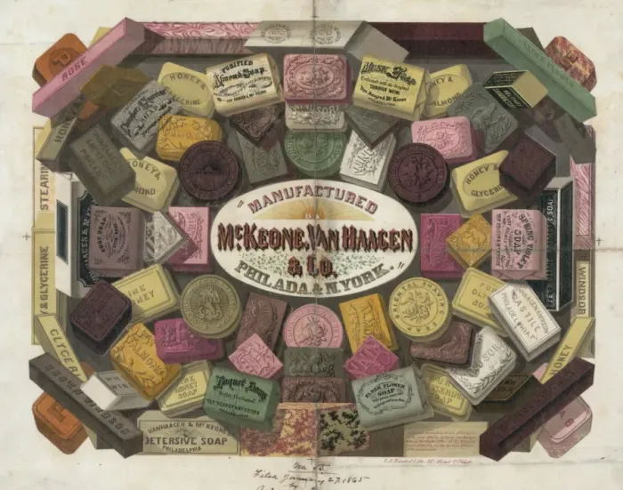 Framed Print : Manufactured by McKeone, Van Haagen & Co. Philada. & N. Yor Framed Print : Manufactured by McKeone, Van Haagen & Co. Philada. & N. Yor