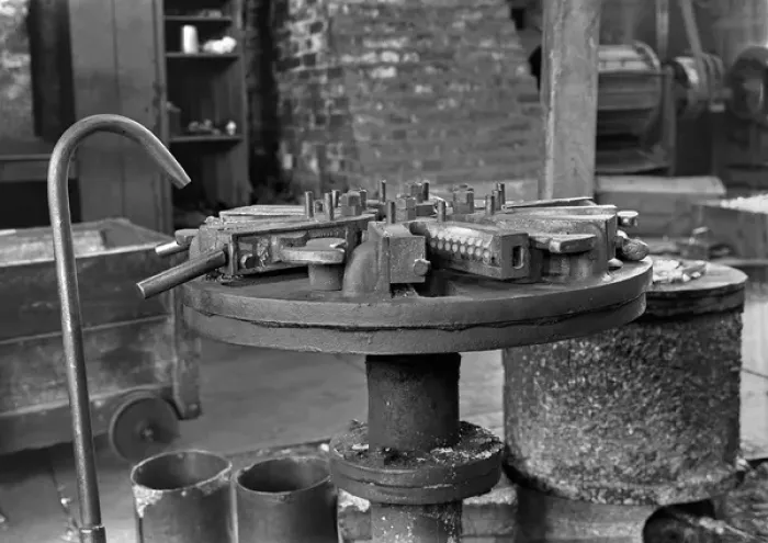Framed Print : Manufacturing equipment - Lead Shrapnel - WW1 Framed Print : Manufacturing equipment - Lead Shrapnel - WW1