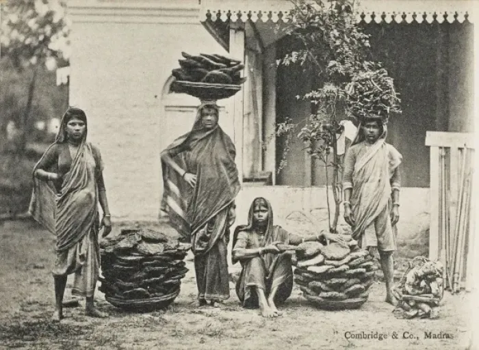Framed Print : Manure Dryers / Collectors - Madras, India Framed Print : Manure Dryers / Collectors - Madras, India