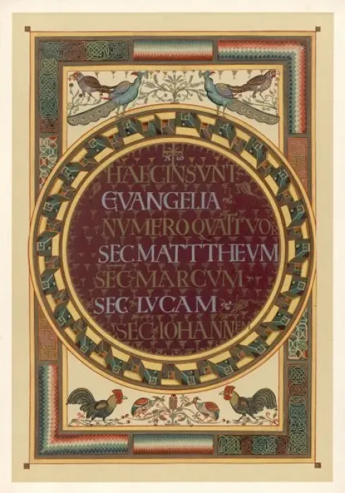 Framed Print : Manuscript - Gospel Framed Print : Manuscript - Gospel