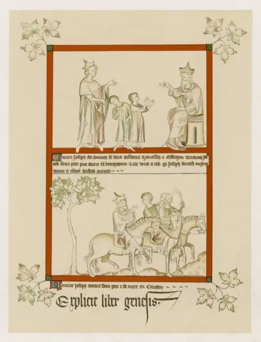 Framed Print : Manuscript / Joseph Framed Print : Manuscript / Joseph