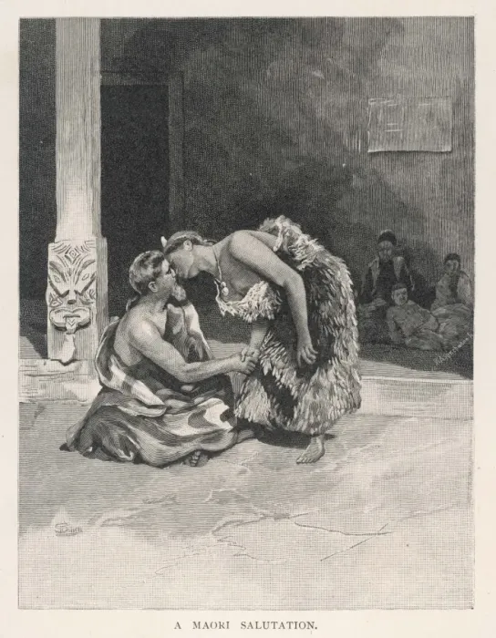 Framed Print : Maori Greeting Framed Print : Maori Greeting