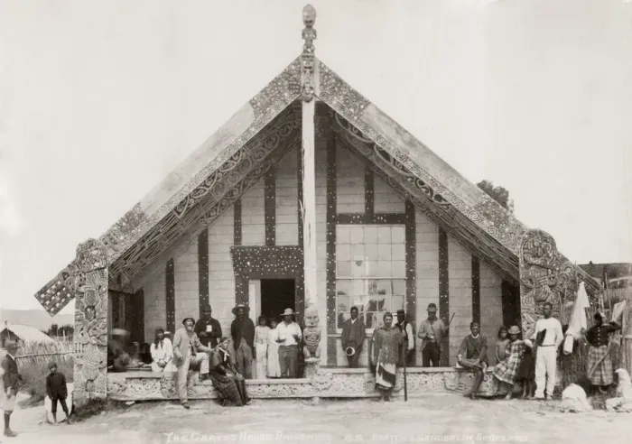 Framed Print : Maori group Ohinemutu, New Zealand Framed Print : Maori group Ohinemutu, New Zealand