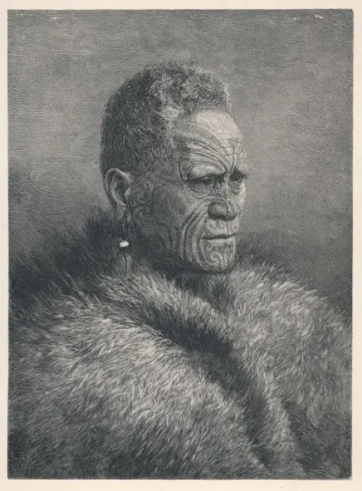 Framed Print : MAORI KING Framed Print : MAORI KING