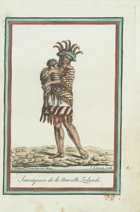 Framed Print : Maori woman and child of New Zealand Framed Print : Maori woman and child of New Zealand