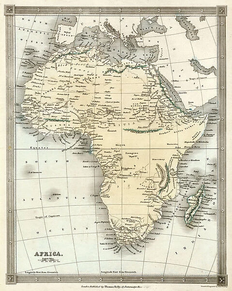MAP  /  AFRICA 1842