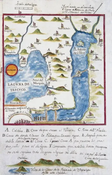 Framed Print : Map of the archbishopric of Mexico (1767), by Framed Print : Map of the archbishopric of Mexico (1767), by