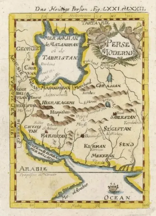 Framed Print : Map / Asia / Persia / Arabia Framed Print : Map / Asia / Persia / Arabia
