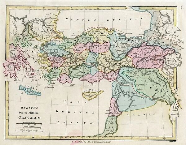 Map of The Byzantine Empire