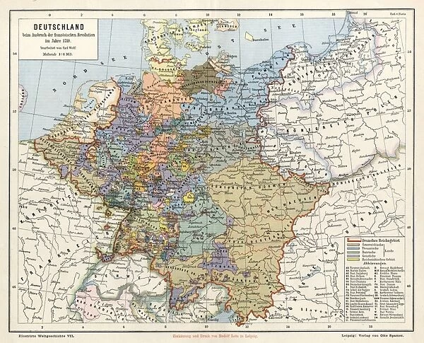 Map  /  Europe  /  Germany 1789