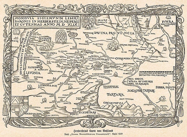 MAP  /  EUROPE  /  RUSSIA 1549