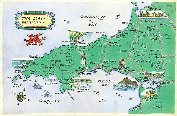 Map - The Lleyn Peninsula