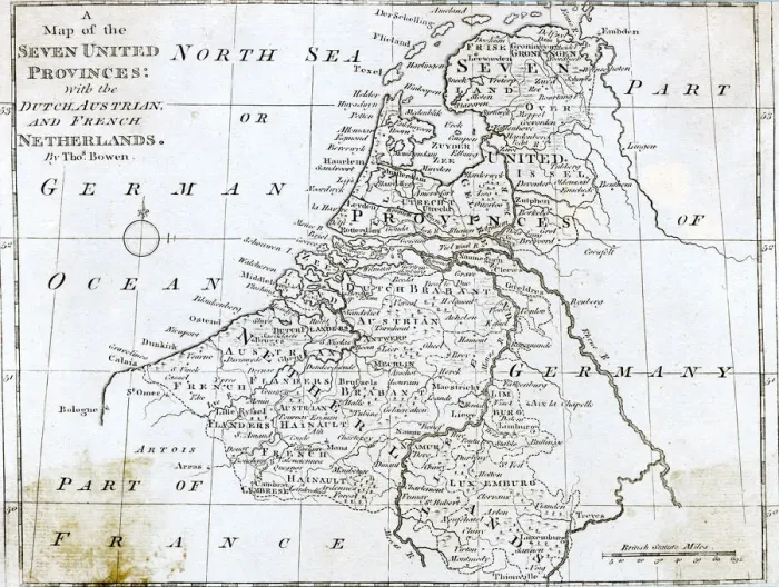 Framed Print : MAP / NETHERLANDS 1788 Framed Print : MAP / NETHERLANDS 1788