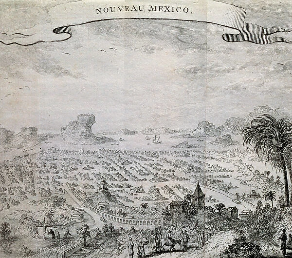 Map of New Mexico. 17th century
