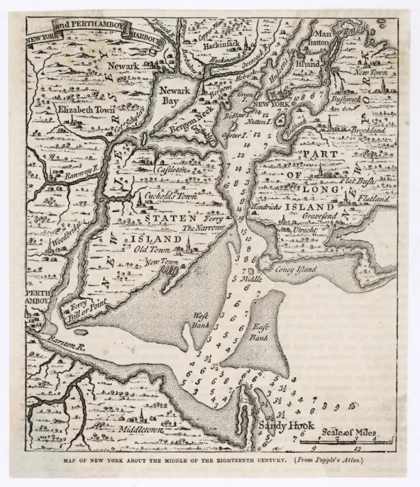 Framed Print : Map of the New York Area Framed Print : Map of the New York Area