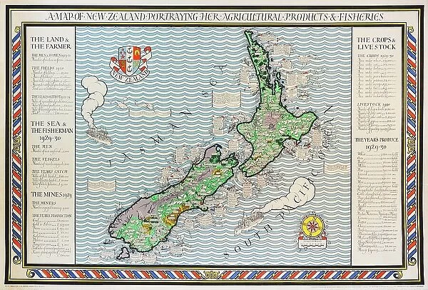 A Map of New Zealand