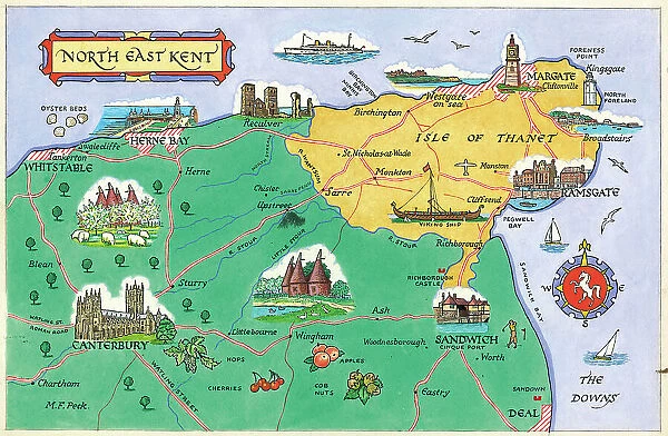 Map - North East Kent