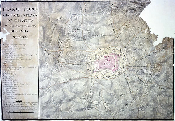 Map of Olivenza