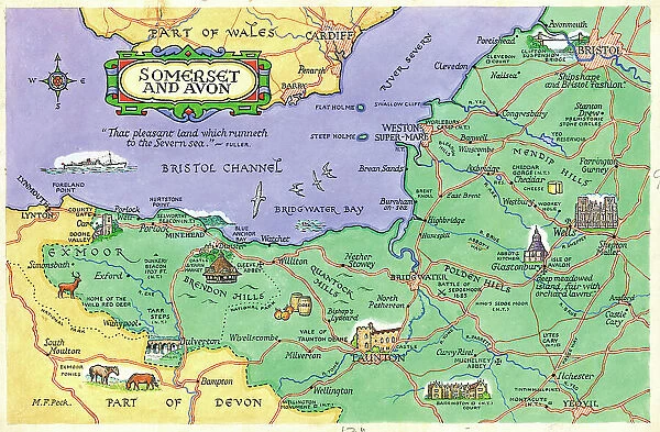 Map - Somerset & Avon