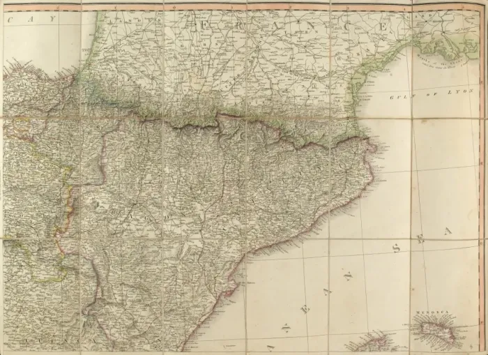 Framed Print : Map of Spain Framed Print : Map of Spain