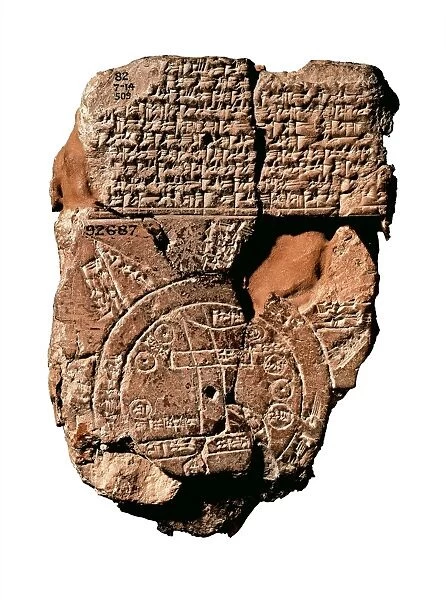 Map of the World. ca. 700 BC - 500 BC. Tablet