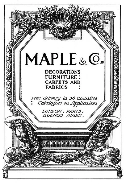 Maple & Co. advertisement