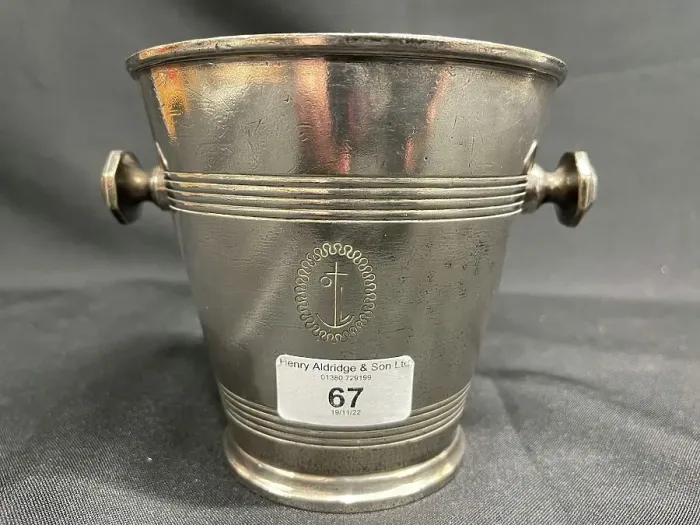 Framed Print : Mappin and Webb Orient Line ice bucket Framed Print : Mappin and Webb Orient Line ice bucket