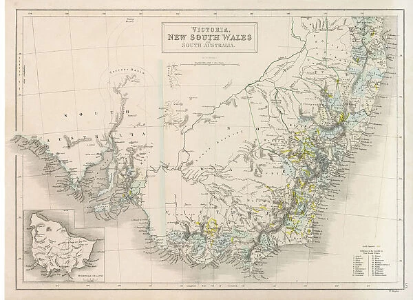 Maps  /  Australia 1854