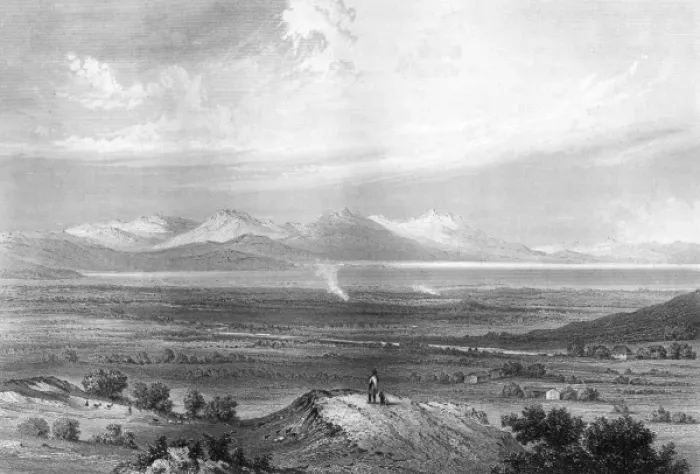Framed Print : MARATHON. The mountains look on Marathon, and Marathon looks on the sea Framed Print : MARATHON. The mountains look on Marathon, and Marathon looks on the sea