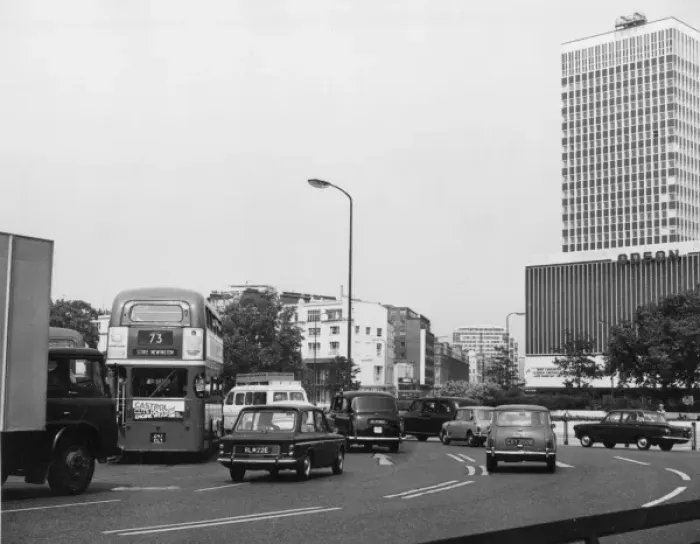 Framed Print : Marble Arch Traffic Jam Framed Print : Marble Arch Traffic Jam