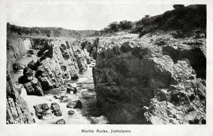 Framed Print : Marble Rocks, Narmada River, Jabalpur, India Framed Print : Marble Rocks, Narmada River, Jabalpur, India