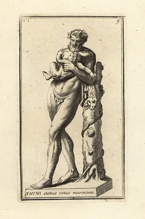 Framed Print : Marble statue of Silenus cradling the infant Dionysus, Louvre Framed Print : Marble statue of Silenus cradling the infant Dionysus, Louvre