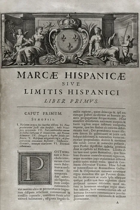 Framed Print : Marca Hispanica sive limes hispanicus Framed Print : Marca Hispanica sive limes hispanicus