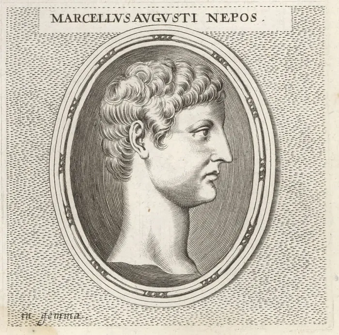 Framed Print : Marcellus, nephew of Emperor Augustus, 42-23 BC Framed Print : Marcellus, nephew of Emperor Augustus, 42-23 BC