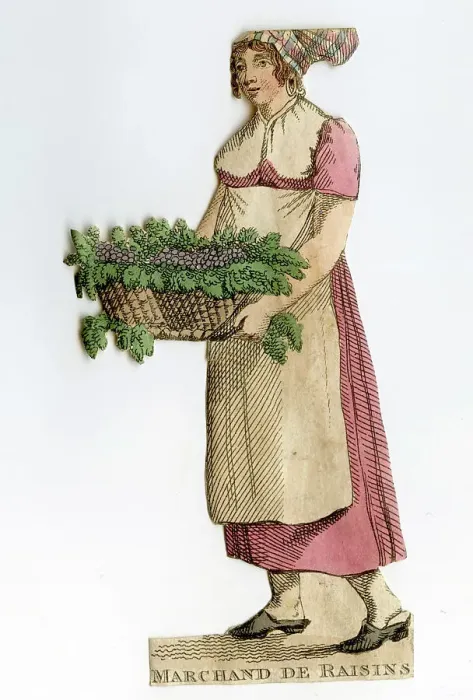 Framed Print : Marchande de Raisins, Grape Seller Framed Print : Marchande de Raisins, Grape Seller