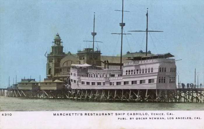 Framed Print : Marchettis Restaurant Ship, Venice, California, USA Framed Print : Marchettis Restaurant Ship, Venice, California, USA