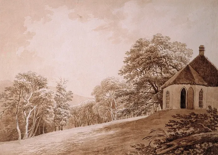 Framed Print : Marchioness of Antrims Cottage, Glenarm Deer Park