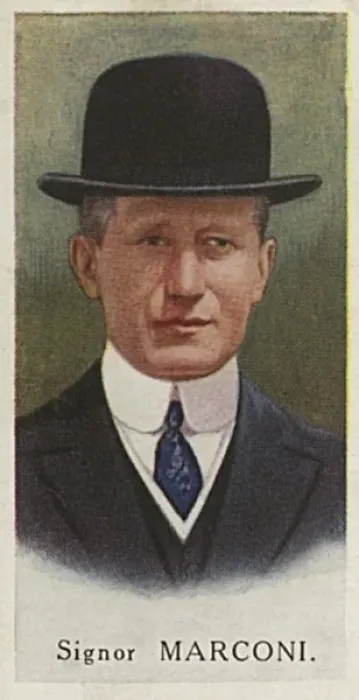 Framed Print : Marconi (Cig. Card 2) Framed Print : Marconi (Cig. Card 2)